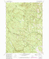 Pogue Point Oregon Historical topographic map, 1:24000 scale, 7.5 X 7.5 Minute, Year 1972