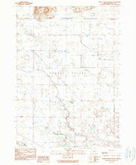 Poison Creek Slough Oregon Historical topographic map, 1:24000 scale, 7.5 X 7.5 Minute, Year 1990