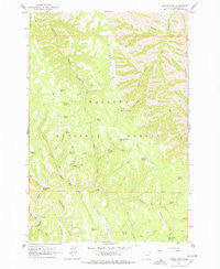 Poison Point Oregon Historical topographic map, 1:24000 scale, 7.5 X 7.5 Minute, Year 1963