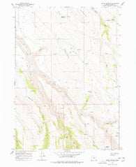 Poison Springs Oregon Historical topographic map, 1:24000 scale, 7.5 X 7.5 Minute, Year 1968