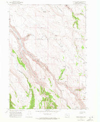 Poison Springs Oregon Historical topographic map, 1:24000 scale, 7.5 X 7.5 Minute, Year 1968