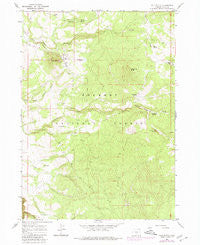 Pole Butte Oregon Historical topographic map, 1:24000 scale, 7.5 X 7.5 Minute, Year 1966