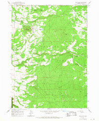 Pole Butte Oregon Historical topographic map, 1:24000 scale, 7.5 X 7.5 Minute, Year 1966