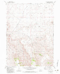 Pole Canyon Oregon Historical topographic map, 1:24000 scale, 7.5 X 7.5 Minute, Year 1982