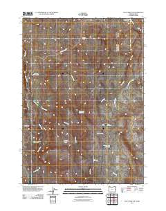 Pole Creek Top Oregon Historical topographic map, 1:24000 scale, 7.5 X 7.5 Minute, Year 2011