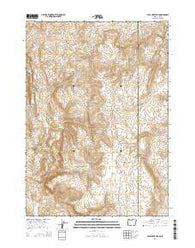 Pole Creek Top Oregon Current topographic map, 1:24000 scale, 7.5 X 7.5 Minute, Year 2014