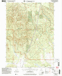 Ponina Butte Oregon Historical topographic map, 1:24000 scale, 7.5 X 7.5 Minute, Year 2004