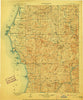 Port Orford Oregon Historical topographic map, 1:125000 scale, 30 X 30 Minute, Year 1903