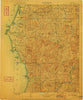 Port Orford Oregon Historical topographic map, 1:125000 scale, 30 X 30 Minute, Year 1903
