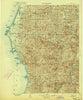 Port Orford Oregon Historical topographic map, 1:125000 scale, 30 X 30 Minute, Year 1903
