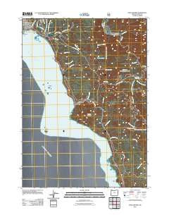 Port Orford Oregon Historical topographic map, 1:24000 scale, 7.5 X 7.5 Minute, Year 2011