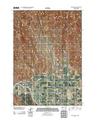Porters Flat Oregon Historical topographic map, 1:24000 scale, 7.5 X 7.5 Minute, Year 2011