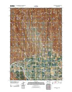 Porters Flat Oregon Historical topographic map, 1:24000 scale, 7.5 X 7.5 Minute, Year 2011