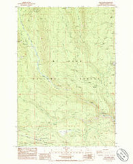 Post Point Oregon Historical topographic map, 1:24000 scale, 7.5 X 7.5 Minute, Year 1985
