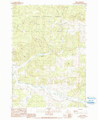 Post Oregon Historical topographic map, 1:24000 scale, 7.5 X 7.5 Minute, Year 1990
