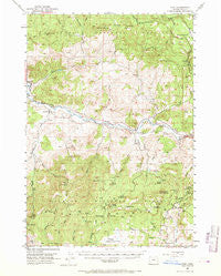 Post Oregon Historical topographic map, 1:62500 scale, 15 X 15 Minute, Year 1951