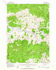 Post Oregon Historical topographic map, 1:62500 scale, 15 X 15 Minute, Year 1951