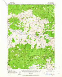 Post Oregon Historical topographic map, 1:62500 scale, 15 X 15 Minute, Year 1951