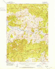 Post Oregon Historical topographic map, 1:62500 scale, 15 X 15 Minute, Year 1951