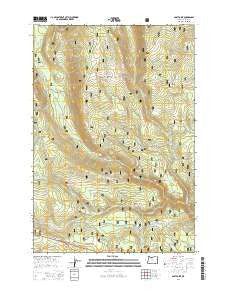Post Point Oregon Current topographic map, 1:24000 scale, 7.5 X 7.5 Minute, Year 2014