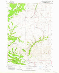 Postage Stamp Butte Oregon Historical topographic map, 1:24000 scale, 7.5 X 7.5 Minute, Year 1962