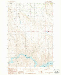 Posy Valley Oregon Historical topographic map, 1:24000 scale, 7.5 X 7.5 Minute, Year 1987