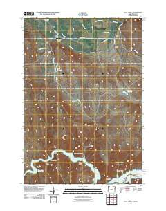 Posy Valley Oregon Historical topographic map, 1:24000 scale, 7.5 X 7.5 Minute, Year 2011