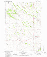 Potato Hills Oregon Historical topographic map, 1:24000 scale, 7.5 X 7.5 Minute, Year 1981