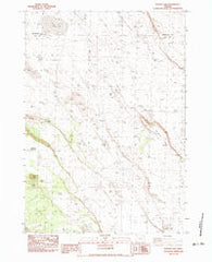 Potato Lake Oregon Historical topographic map, 1:24000 scale, 7.5 X 7.5 Minute, Year 1983