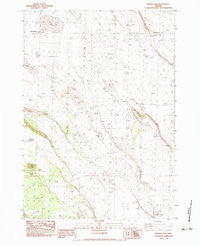 Potato Lake Oregon Historical topographic map, 1:24000 scale, 7.5 X 7.5 Minute, Year 1983