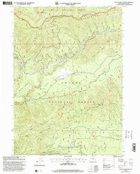 Potter Mountain Oregon Historical topographic map, 1:24000 scale, 7.5 X 7.5 Minute, Year 1998
