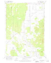 Powell Butte Oregon Historical topographic map, 1:24000 scale, 7.5 X 7.5 Minute, Year 1962