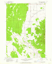 Powell Butte Oregon Historical topographic map, 1:24000 scale, 7.5 X 7.5 Minute, Year 1962