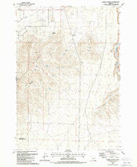 Powell Buttes Oregon Historical topographic map, 1:24000 scale, 7.5 X 7.5 Minute, Year 1988