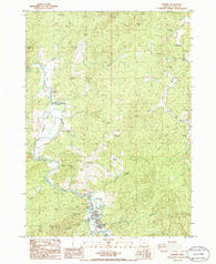 Powers Oregon Historical topographic map, 1:24000 scale, 7.5 X 7.5 Minute, Year 1986