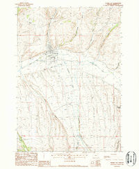 Prairie City Oregon Historical topographic map, 1:24000 scale, 7.5 X 7.5 Minute, Year 1988