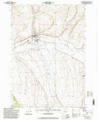 Prairie City Oregon Historical topographic map, 1:24000 scale, 7.5 X 7.5 Minute, Year 1996