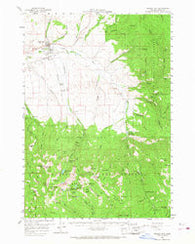 Prairie City Oregon Historical topographic map, 1:62500 scale, 15 X 15 Minute, Year 1959
