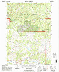 Prairie Hill Oregon Historical topographic map, 1:24000 scale, 7.5 X 7.5 Minute, Year 1992