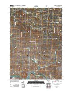 Prairie Hill Oregon Historical topographic map, 1:24000 scale, 7.5 X 7.5 Minute, Year 2011