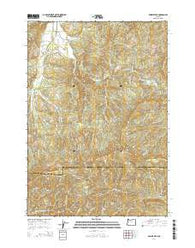 Prairie Peak Oregon Current topographic map, 1:24000 scale, 7.5 X 7.5 Minute, Year 2014