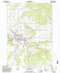 Prineville Oregon Historical topographic map, 1:24000 scale, 7.5 X 7.5 Minute, Year 1992
