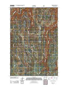 Promise Oregon Historical topographic map, 1:24000 scale, 7.5 X 7.5 Minute, Year 2011