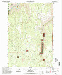 Promise Oregon Historical topographic map, 1:24000 scale, 7.5 X 7.5 Minute, Year 1995