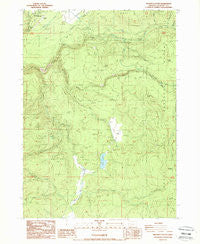Prospect South Oregon Historical topographic map, 1:24000 scale, 7.5 X 7.5 Minute, Year 1988