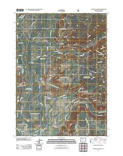 Prospect North Oregon Historical topographic map, 1:24000 scale, 7.5 X 7.5 Minute, Year 2011