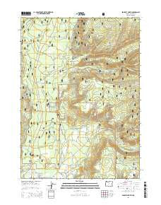 Prospect North Oregon Current topographic map, 1:24000 scale, 7.5 X 7.5 Minute, Year 2014