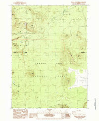 Pumice Desert West Oregon Historical topographic map, 1:24000 scale, 7.5 X 7.5 Minute, Year 1985