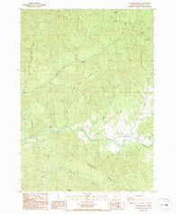 Putnam Valley Oregon Historical topographic map, 1:24000 scale, 7.5 X 7.5 Minute, Year 1987