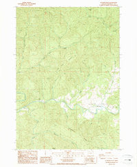 Putnam Valley Oregon Historical topographic map, 1:24000 scale, 7.5 X 7.5 Minute, Year 1987